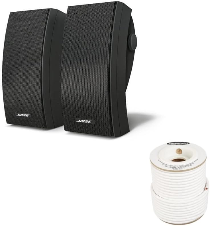 Bose 251 Environmental Speakers, Premium Outdoor Speakers – Black